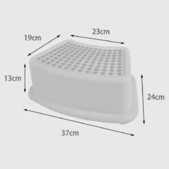 Lifesteps WC Kinderhulp - Toilettrainer - Anti-Slip Opstap Krukje - Wit/Grijs -Pasgeborenen En Jonge Kinderen 1200x1200 2450