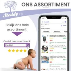 Opstapje - Toilettrainer - Opstapkrukje WC - Toiletkrukje - Max 150kg - Wit -Pasgeborenen En Jonge Kinderen 1200x1200 2517