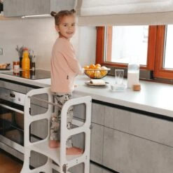 Ette Tete - Learning Tower / Leertoren - Inklapbaar Tot Tafel En Stoel - Wit 14 Ette Tete - Learning Tower / Leertoren - Inklapbaar Tot Tafel En Stoel - Wit -Pasgeborenen En Jonge Kinderen 1200x1200 2526