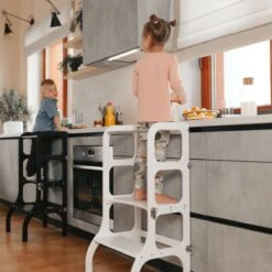 Ette Tete - Learning Tower / Leertoren - Inklapbaar Tot Tafel En Stoel - Wit 19 Ette Tete - Learning Tower / Leertoren - Inklapbaar Tot Tafel En Stoel - Wit -Pasgeborenen En Jonge Kinderen 1200x1200 2529