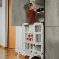 Ette Tete - Learning Tower / Leertoren - Inklapbaar Tot Tafel En Stoel - Wit 20 Ette Tete - Learning Tower / Leertoren - Inklapbaar Tot Tafel En Stoel - Wit -Pasgeborenen En Jonge Kinderen 1200x1200 2530