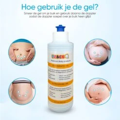 PEACE Doppler Met Ultrasound 250mL – Baby Hartje Monitor – Hartslag Meter - Blauw - Incl. Batterijen En Oortjes – Kraamcadeau Meisje -Pasgeborenen En Jonge Kinderen 1200x1200 2550