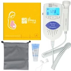 SleepyKids Doppler - Baby Hartje Monitor - Zwangerschap Cadeau - Babyshower - Hartslag Baby