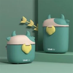 Melkpoeder Toren – Reisbox – Doseerdoosje – Bewaardoos – Dispenser - Groene Snuiter