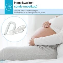 SleepyKids Doppler - Baby Hartje Monitor - Zwangerschap Cadeau - Babyshower - Hartslag Baby -Pasgeborenen En Jonge Kinderen 1200x1200 2560