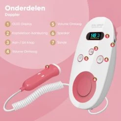 Hunnybunny® Doppler Incl. Ultrasound Gel, Oortjes & Batterijen – Baby Hartje Monitor – Volledige Set -Pasgeborenen En Jonge Kinderen 1200x1200 2579