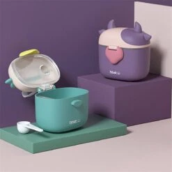 Melkpoeder Toren – Reisbox – Doseerdoosje – Bewaardoos – Dispenser - Groene Snuiter -Pasgeborenen En Jonge Kinderen 1200x1200 259