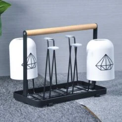 Flessenrek - Droogrek Babyfles - Flessen Rek Baby - Flessendroogrek - Afdruiprek - Afwasrek - Flessenrekje - Lekbak - Égouttoir - Zwart Met Houten Handvat - Vetalo 13 Flessenrek - Droogrek Babyfles - Flessen Rek Baby - Flessendroogrek - Afdruiprek - Afwasrek - Flessenrekje - Lekbak - Égouttoir - Zwart Met Houten Handvat - Vetalo -Pasgeborenen En Jonge Kinderen 1200x1200 262