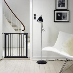 Babydan Traphekje Zonder Boren Deurhekje Klemhekje Premiergate Zwart Metaal 73.5 Tot 93.3 Cm -Pasgeborenen En Jonge Kinderen 1200x1200 2640