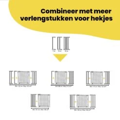 Safety 1st 28cm Verlengstuk Easy Close Traphekje - Metal White -Pasgeborenen En Jonge Kinderen 1200x1200 2649