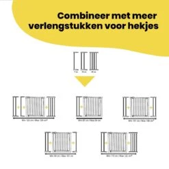 Safety 1st 14cm Verlengstuk Easy Close Traphekje - Metal Black -Pasgeborenen En Jonge Kinderen 1200x1200 2655