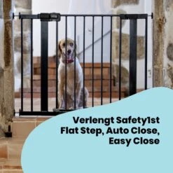 Safety 1st 14cm Verlengstuk Easy Close Traphekje - Metal Black -Pasgeborenen En Jonge Kinderen 1200x1200 2656
