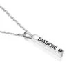 Merkloos Ketting - Ketting Diabetes - Waarschuwings- Ketting
