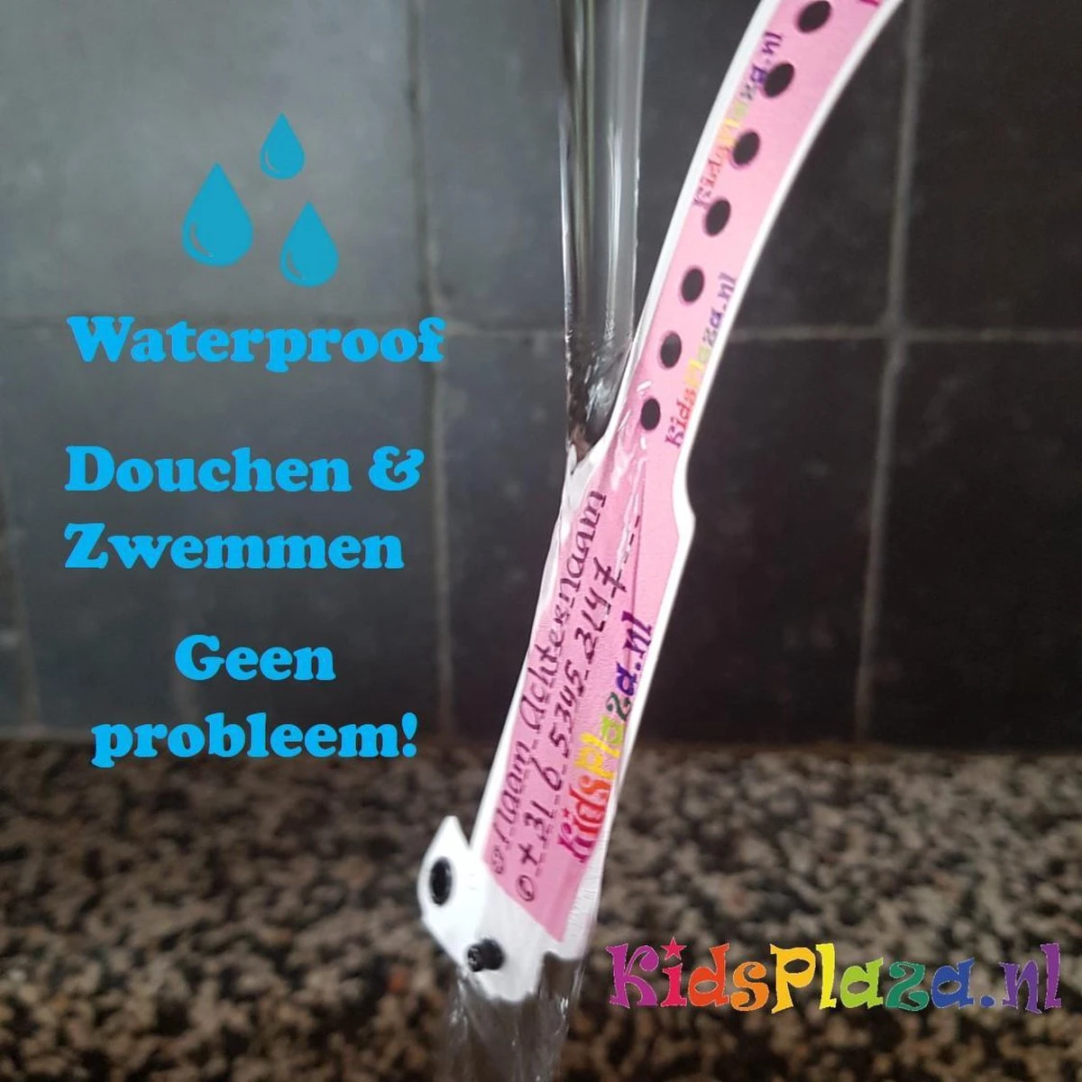 SOS Polsbandjes – Set Van 3 Naambandjes Met Kindveilige Sluiting - ID Bandjes – Infobandjes Voor Kinderen Van Ca. 0-6 Jaar - KidsPlaza.nl – Roze 5 SOS Polsbandjes – Set Van 3 Naambandjes Met Kindveilige Sluiting - ID Bandjes – Infobandjes Voor Kinderen Van Ca. 0-6 Jaar - KidsPlaza.nl – Roze - Afbeelding 5