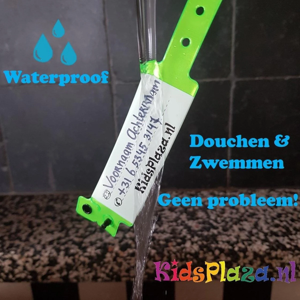 SOS Polsbandjes – Set Van 3 Naambandjes Met Kindveilige Sluiting - ID Bandjes – 06 Armbandjes – Infobandjes - KidsPlaza.nl Neon Lime 5 SOS Polsbandjes – Set Van 3 Naambandjes Met Kindveilige Sluiting - ID Bandjes – 06 Armbandjes – Infobandjes - KidsPlaza.nl Neon Lime - Afbeelding 5