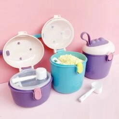 Babyvoeding Dispenser - Baby Melkpoeder Doseer Box - Reisbox - Opbergdoos Voor Voeding - Dispenser Met Schep 440ML - Paars 24 Babyvoeding Dispenser - Baby Melkpoeder Doseer Box - Reisbox - Opbergdoos Voor Voeding - Dispenser Met Schep 440ML - Paars -Pasgeborenen En Jonge Kinderen 1200x1200 295