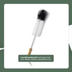 STACK Flessenborstel Set | Speenborstel Set - Flessen Reiniger Set - Melkfles Borstel Set - Drinkfles Reiniger Set - Schoonmaakborstel Set - Flessenreiniger Set - Pijpenborstel - Kras En BPA Vrij - 5 Delige Set Voor Ieder Oppervlak -Pasgeborenen En Jonge Kinderen 1200x1200 327