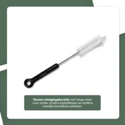 STACK Flessenborstel Set | Speenborstel Set - Flessen Reiniger Set - Melkfles Borstel Set - Drinkfles Reiniger Set - Schoonmaakborstel Set - Flessenreiniger Set - Pijpenborstel - Kras En BPA Vrij - 5 Delige Set Voor Ieder Oppervlak -Pasgeborenen En Jonge Kinderen 1200x1200 329