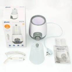 Alecto BW-512 CAR+ - Flessenwarmer 500W - Snelle Opwarming En Sterilisatie Thuis En Onderweg - Geleverd Met 12V Auto Adapter En Stoomkap - Wit -Pasgeborenen En Jonge Kinderen 1200x1200 426