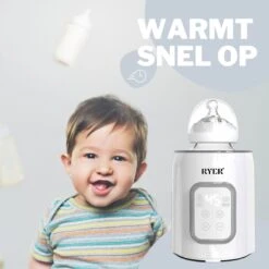 RYER Flessenwarmer 5 In 1 - LCD Scherm - Geschikt Voor Alle Babyflessen -Pasgeborenen En Jonge Kinderen 1200x1200 463