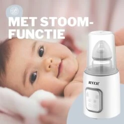 RYER Flessenwarmer 5 In 1 - LCD Scherm - Geschikt Voor Alle Babyflessen -Pasgeborenen En Jonge Kinderen 1200x1200 465