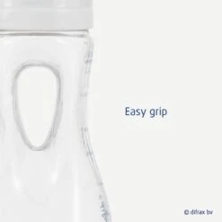 Difrax Handgreep Babyfles 240 Ml Natural - Anti-Colic - Stone|Grijs -Pasgeborenen En Jonge Kinderen 1200x1200 484