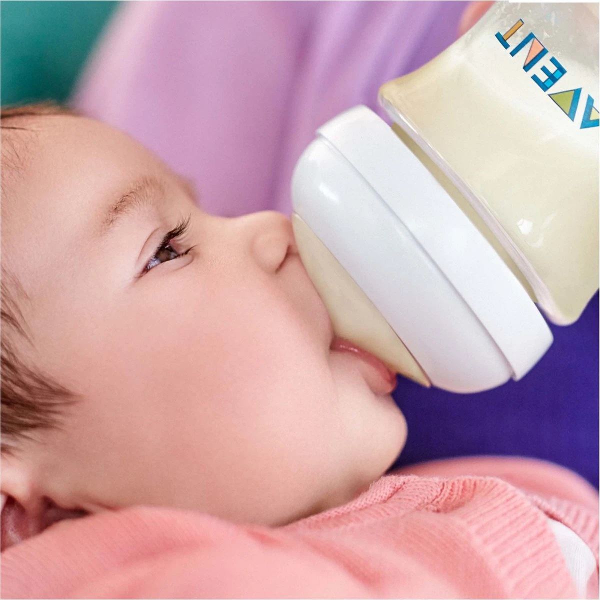 Philips Avent Natural Babyfles - SCF036/17 Babyfles (6m+) Voor Langzame Toevoer - 1x 2 Philips Avent Natural Babyfles - SCF036/17 Babyfles (6m+) Voor Langzame Toevoer - 1x - Afbeelding 2