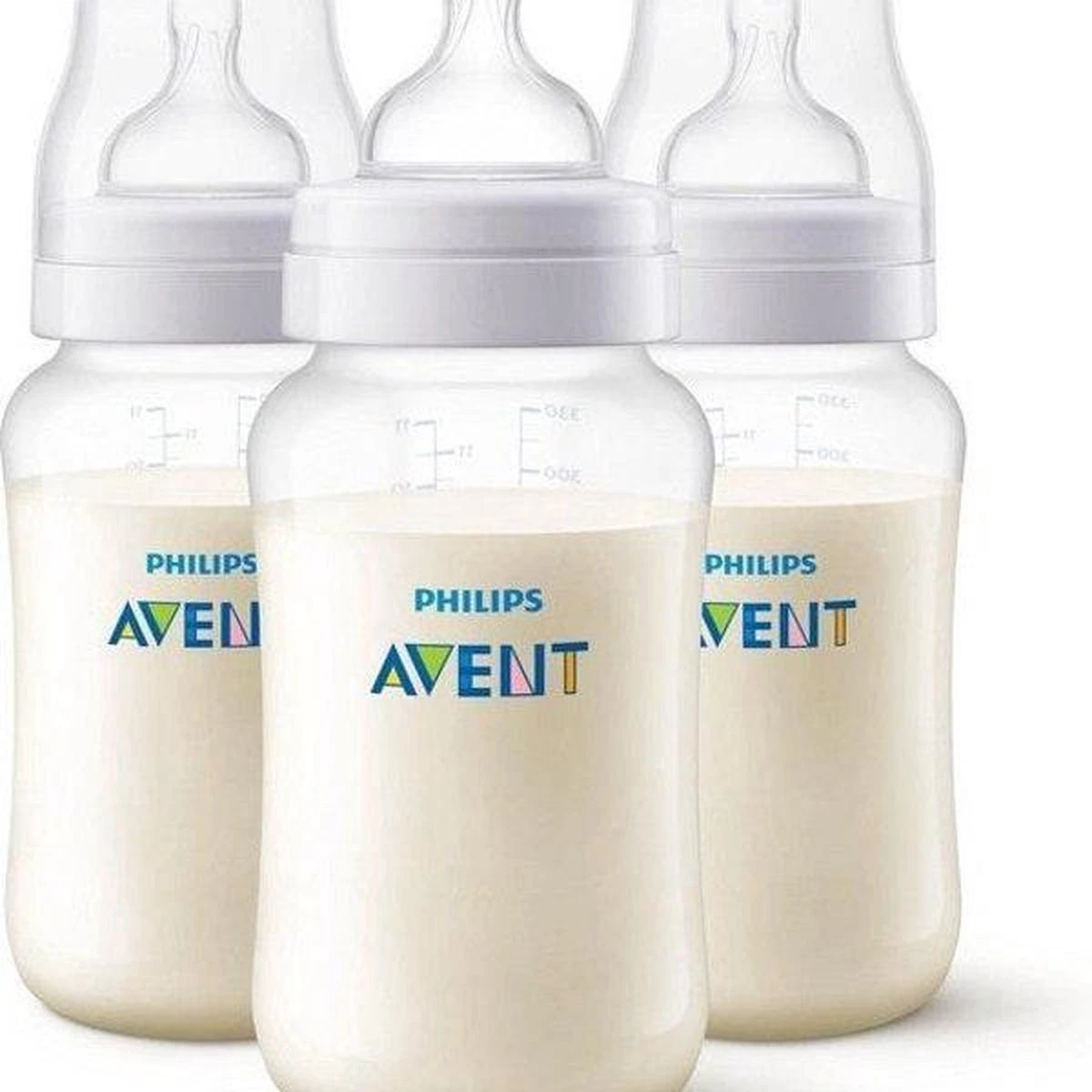 Philips Avent - Zuigfles Anti-colic Trio - 330 Ml - 3 Stuks 7 Philips Avent - Zuigfles Anti-colic Trio - 330 Ml - 3 Stuks - Afbeelding 7
