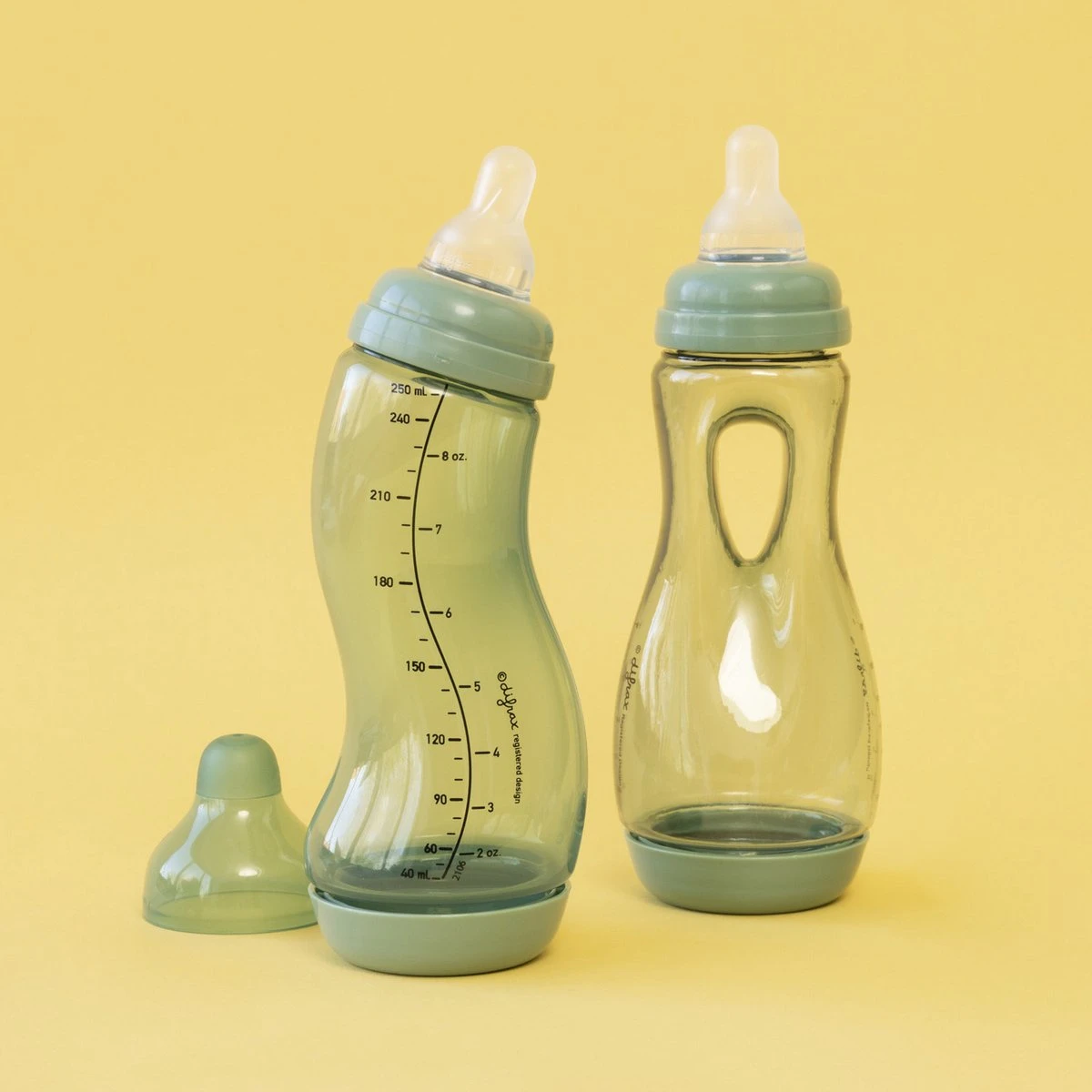 Difrax Babyfles 250 Ml Natural - Anti-Colic - Groen - 2 Stuks 6 Difrax Babyfles 250 Ml Natural - Anti-Colic - Groen - 2 Stuks - Afbeelding 6