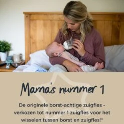 Tommee Tippee Closer To Nature - Baby Zuigflessen - Doorzichtig - 340ml - Pak Van 2 -Pasgeborenen En Jonge Kinderen 1200x1200 589