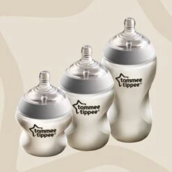 Tommee Tippee Closer To Nature - Zuigflessen - Langzame Uitstroomsnelheid - Anti-colic Ventiel - 260 Ml - Pak Van 1 - Doorzichtig -Pasgeborenen En Jonge Kinderen 1200x1200 617