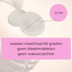 Wasbare Zoogcompressen - 8 Stuks - Inclusief Was En Bewaar Zakje - Heerlijk Zacht - Duurzaam Bamboe - Fienosa -Pasgeborenen En Jonge Kinderen 1200x1200 724