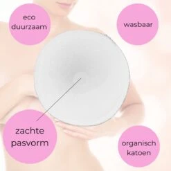 Wasbare Zoogcompressen - 8 Stuks - Inclusief Was En Bewaar Zakje - Heerlijk Zacht - Duurzaam Bamboe - Fienosa -Pasgeborenen En Jonge Kinderen 1200x1200 725