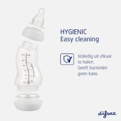 Difrax Babyfles 250 Ml Natural - Anti-Colic - Roze - 2 Stuks -Pasgeborenen En Jonge Kinderen 1200x1200 74