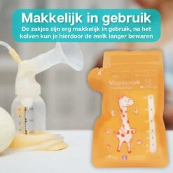 Mogi Products-Moedermelk Bewaarzakjes - 130 Stuks- Met Schenktuit - Borstvoeding Bewaarzakjes - Lekvrij - Koelkast En Vriezer - BPA Vrij - 200 Ml -Pasgeborenen En Jonge Kinderen 1200x1200 760