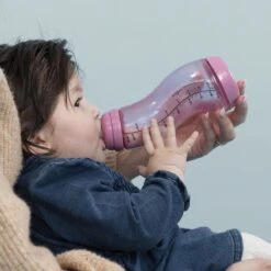 Difrax Babyfles 250 Ml Natural - Anti-Colic - Roze - 2 Stuks -Pasgeborenen En Jonge Kinderen 1200x1200 77