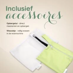 NATURE'S Groove Wasbare Zoogcompressen - Cup AA T/m C - Borstcompressen Wasbaar - Incl Waszakje En Opbergetui - 16 Stuks - Wit -Pasgeborenen En Jonge Kinderen 1200x1200 785