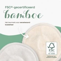 NATURE'S Groove Wasbare Zoogcompressen - Cup AA T/m C - Borstcompressen Wasbaar - Incl Waszakje En Opbergetui - 16 Stuks - Wit -Pasgeborenen En Jonge Kinderen 1200x1200 787