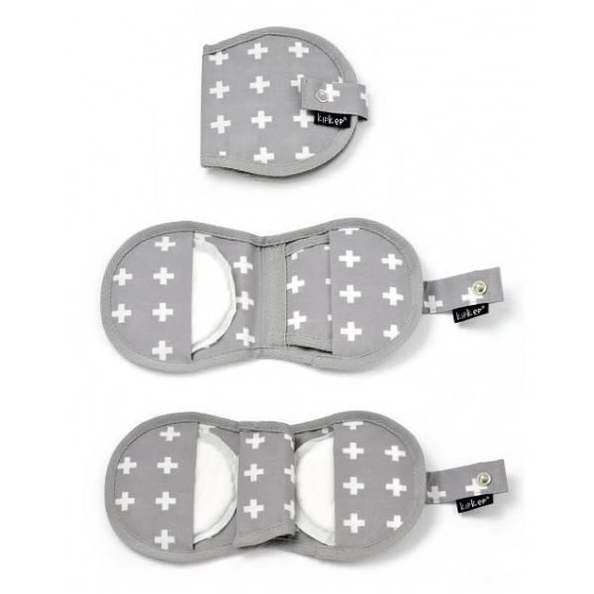 Napper Borstkompressen Etuitje | Crossy Grey 2 Napper Borstkompressen Etuitje | Crossy Grey - Afbeelding 2