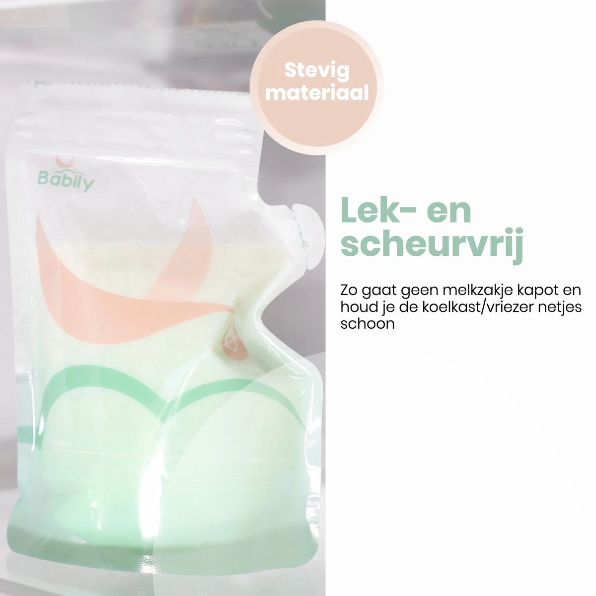 Babily® - Moedermelk Bewaarzakjes - 120 Stuks - Borstvoeding Bewaarzakje - Melkzakjes - 240 Ml - Met Dubbele Sluiting En Schenktuit 4 Babily® - Moedermelk Bewaarzakjes - 120 Stuks - Borstvoeding Bewaarzakje - Melkzakjes - 240 Ml - Met Dubbele Sluiting En Schenktuit - Afbeelding 4