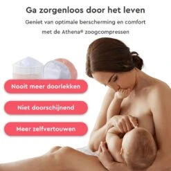 Merkloos Extra Dikke Wasbare Zoogcompressen (12 Stuks - 12cm Doorsnede) Incl Wasmachinezakje - Bamboe Borstcompressen Wasbaar | Athena -Pasgeborenen En Jonge Kinderen 1200x1200 809