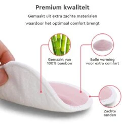 Merkloos Extra Dikke Wasbare Zoogcompressen (12 Stuks - 12cm Doorsnede) Incl Wasmachinezakje - Bamboe Borstcompressen Wasbaar | Athena -Pasgeborenen En Jonge Kinderen 1200x1200 812