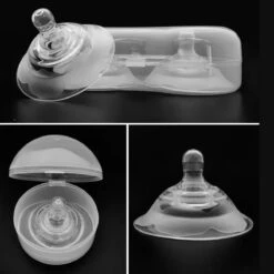 Pure Moms Tepelhoedjes Beschermen Je Tepels En Helpen Het Aanleggen Vergemakkelijken Als Dit Niet Goed Lukt Of Pijnlijk Is - 2 Cm Speen - 2 Stuks - 0-12 Maanden, 1-2 Jaar - BPA Vrij - Beschermend Bakje -Pasgeborenen En Jonge Kinderen 1200x1200 872