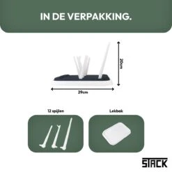 STACK Flessen Droogrek | Zwart - Geschikt Voor Flessen En Doppen - Droogrek Voor Flessen - Baby Flessenrek - Afdruiprek Baby - Drying Rack - Babyfles Droogrek - Afdruiprek Fles Met Lekbak - Afdruiprek - Babyflessen - Flessenrek 12 STACK Flessen Droogrek | Zwart - Geschikt Voor Flessen En Doppen - Droogrek Voor Flessen - Baby Flessenrek - Afdruiprek Baby - Drying Rack - Babyfles Droogrek - Afdruiprek Fles Met Lekbak - Afdruiprek - Babyflessen - Flessenrek -Pasgeborenen En Jonge Kinderen 1200x1200 93