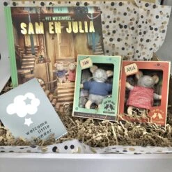 Het Muizenhuis Kraampakket - Boek Het Muizenhuis Sam En Julia - Knuffel Julia - Knuffel Sam - Cadeaupakket - Kinderen - Kidscadeau - Verjaardag - Jongen - Meisje