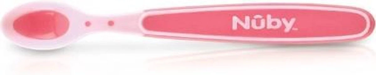 Nûby - Warmtegevoelige Lepels - 3 Stuks - Roze - 3m+ 1 Nûby - Warmtegevoelige Lepels - 3 Stuks - Roze - 3m+