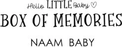 Gepersonaliseerd Kraamcadeau Unisex - Baby Geschenkset Neutraal - Herinneringsdoos Baby - Kraamcadeau - Baby Memorie Box - Babyshower Cadeau - Babycadeau - 10 In 1 Kado - Cadeau Met Naam -Pasgeborenen En Jonge Kinderen 1200x464