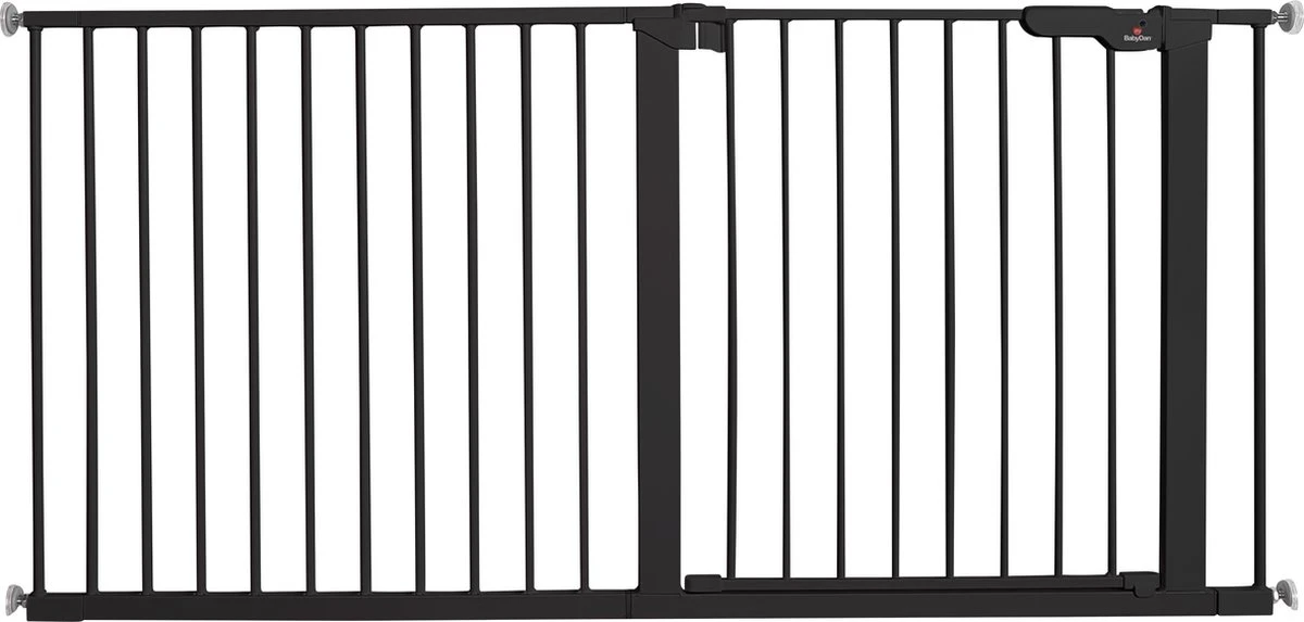 BabyDan Traphek Deurhek Klemhek Premier All In One Max. 151cm - ZWART Incl Wallcups - Metaal - 73cm Hoog - Traphek Zonder Boren - Klembevestiging – Veiligheidshek - Max. Secure Gate – Eenvoudig Te Installeren - 2 Kanten Openen 1 BabyDan Traphek Deurhek Klemhek Premier All In One Max. 151cm - ZWART Incl Wallcups - Metaal - 73cm Hoog - Traphek Zonder Boren - Klembevestiging – Veiligheidshek - Max. Secure Gate – Eenvoudig Te Installeren - 2 Kanten Openen