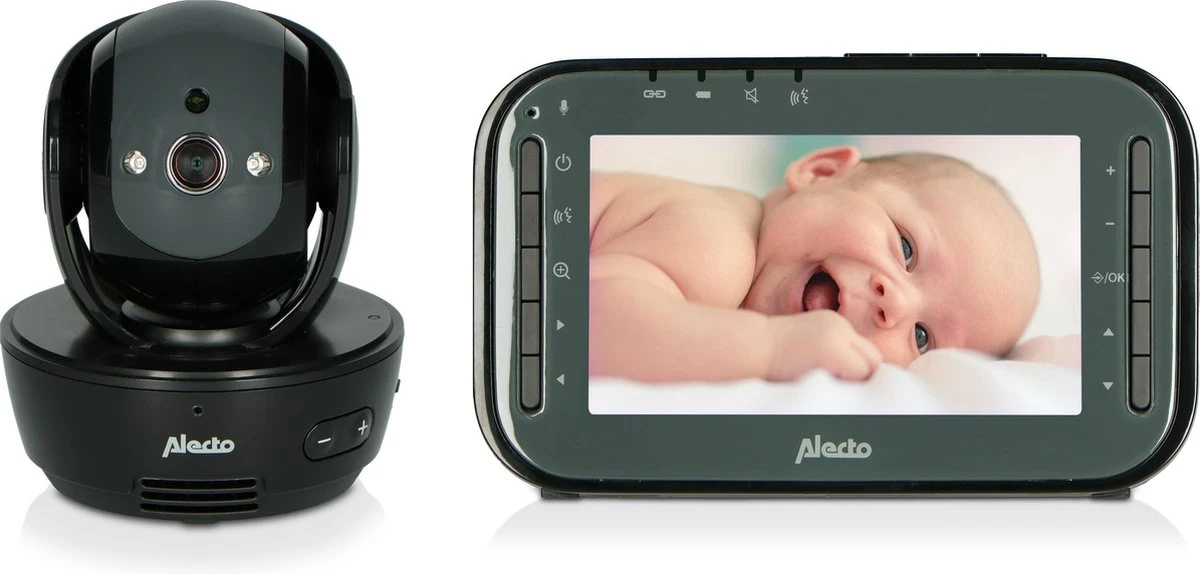 Alecto DVM200BK - Babyfoon Met Camera - Op Afstand Beweegbaar - Zwart 8 Alecto DVM200BK - Babyfoon Met Camera - Op Afstand Beweegbaar - Zwart - Afbeelding 8