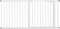 BabyDan Traphekje Deurhekje Klemhekje Primero Metaal Wit Incl Wallcups 139 Tot 158 Cm